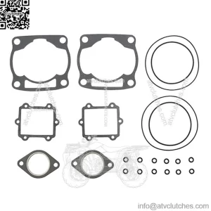 Top end gasket set For Arctic Cat ZL 600 EFI LC/2 600 CC 2000