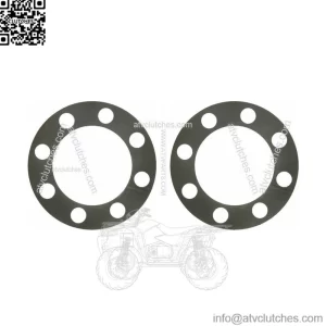 Fits  Silverado 2500 HD Axle Shaft Flange Gasket Rear Set of 2 (For: More than one vehicle)