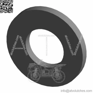 Polaris Flat Spacer, Genuine OEM Part 5454747, Qty 1