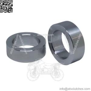 5/8" ID x 3/8" Long Aluminum Motorcycle Wheel Axle / Bolt Spacers -Pair