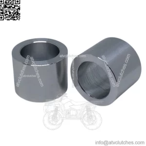 1.00" ID x 1.00" Long Aluminum Harley Motorcycle Wheel Axle Spacer - PAIR