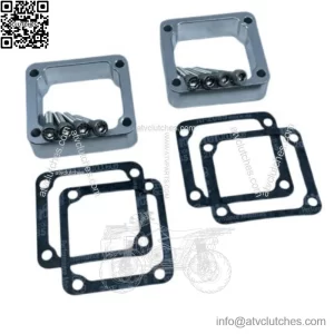 Intake Reed Manifold Spacer 3/4" w/ Gaskets Hardware for Yamaha Banshee YFZ350