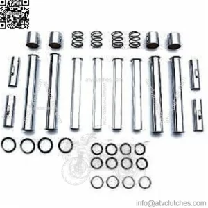 Complete Chrome Upper Lower Pushrod O-Ring Gasket Kit Harley Late Model Ironhead (For: Harley-Davidson)