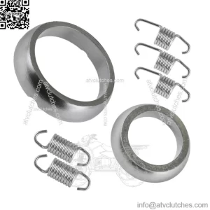 Exhaust Gaskets and Springs Kit for Arctic Cat ZR500 ZR600 ZR 500 ZR 600 2000 (For: Arctic Cat)