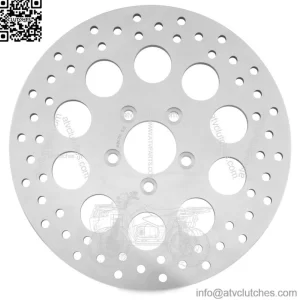 Twin Power Solid Hole Rear Rotor For Harley