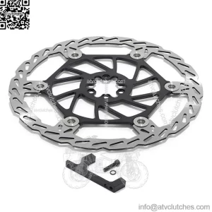 250mm Oversize Front Brake Disc & Bracket Kit for Sur-ron Light Bee X / Segway with KKE Shock Absober