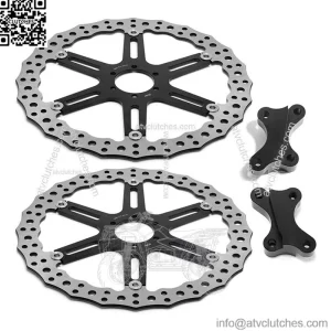 Custom Motorcycle 381mm*2 Oversize Floating Brake Disc & Bracket for Victory Vision & Vision Tour/ Indian Chieftain Limited