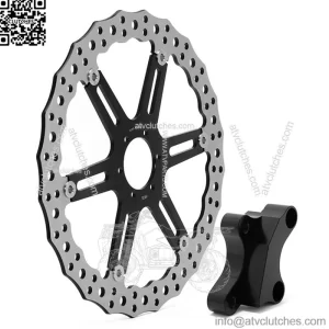 Custom Motorcycle 381mm Oversize Floating Brake Disc & Bracket for Victory Vegas/ Indian Super Chief Limited