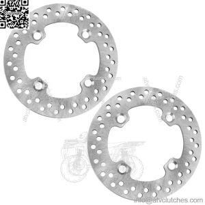 2 Front Brake Disc Rotor for Polaris Ranger Crew XP 1000 2017-2018 (For: Polaris)