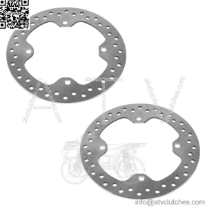 2x Front / Rear Brake Disc For Polaris Scrambler XP 1000 HO EPS 2014 (For: Polaris)