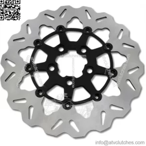 Galfer Black Stainless Floating Wave Rear Brake Rotor Disc Harley Touring 08-20 (For: Harley-Davidson)