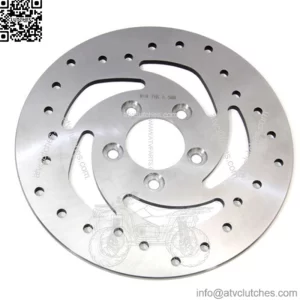 V-Twin Drilled Rear Brake Disc Rotor Stainless 10.5" Harley Sportster XL 08-16 (For: Harley-Davidson)
