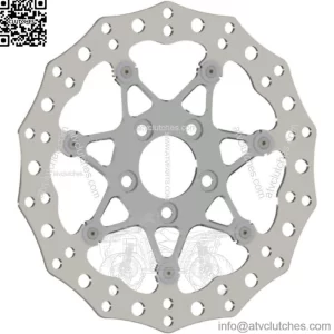 Arlen Ness Procross Chrome 14" Front Floating Brake Rotor Harley Touring 08-2016 (For: Harley-Davidson)
