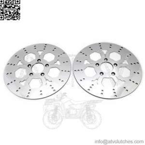 11.5" 5-Spoke Dual Disc Brake Rotor Set Pair Harley Touring Wide Glide Dyna FXR (For: Harley-Davidson)