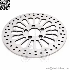 DNA 11.8" Super Spoke Polished Front Brake Rotor Disc 2008+ Harley Touring (For: Harley-Davidson)