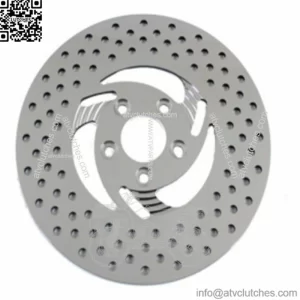 Polished Stainless Steel Razor Rear 11.5 Rotor Brake Disc Harley Softail Dyna XL (For: Harley-Davidson)