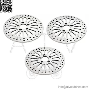 11.5" Front Rear Rotors Super Spoke Set Brake Kit Stainless Steel 84-13 Harley (For: Harley-Davidson)