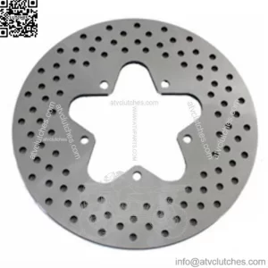 V-Twin Drilled  Stainless Steel Rear Brake Rotor 86-1999 Harley Touring FLT FLHT (For: Harley-Davidson)
