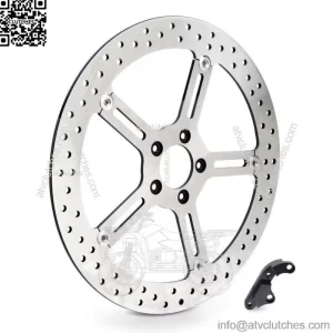 Arlen Ness Left Side Rotor 15" Big Brake Kit Disc 2000-2017 Harley Dyna Softail (For: Harley-Davidson)