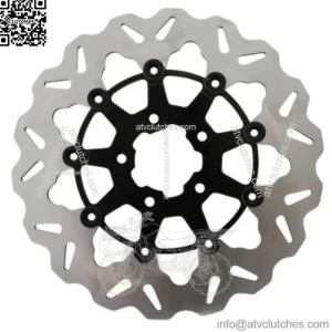 Galfer Stainless Black Floating Wave 11.8" Front Brake Rotor Harley Touring 08+ (For: Harley-Davidson)