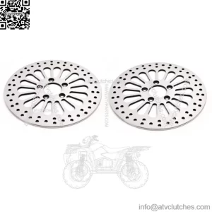 Polished 11.5" Super Spoke SS Front Rear Disc Disk Brake Rotors Rotor Set Harley (For: Harley-Davidson)