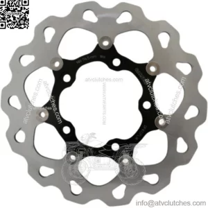 Galfer Floating Black Stainless Rear 11.8" Brake Rotor Disc Harley V-Rod 05-16 (For: Harley-Davidson)