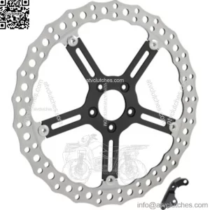 Arlen Ness 15" Jagged Left Front Big Brake Rotor Harley Softail 18+ FXLR FLSB (For: Harley-Davidson)