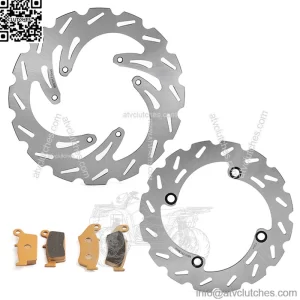 Brake Disc Rotor Set And Brake Pad for HONDA CR R- CR E 125CC 1995-1997/ 250CC 1995-1996 / 500CC 1995-2001