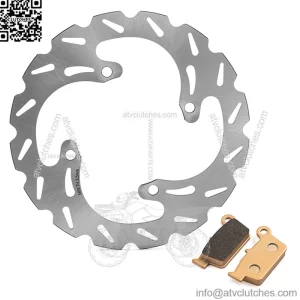 250mm Stainless Steel Rear Brake Disc Rotor And Brake Pad For BIMOTA BX 450 2023-and up / KAWASAKI KX 250 (4 stroke) 2020 / KAWASAKI KX 450 (4 stroke) 2019-and up