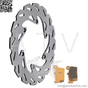 240mm Stainless Steel Rear Brake Disc Rotor And Brake Pad For SUZUKI RM 125 2006-2010 / SUZUKI RM 250 2006-2010