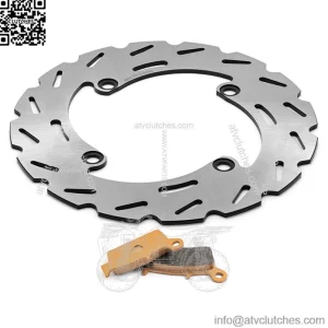 240mm Stainless Steel Rear Brake Disc Rotor And Brake Pad For HONDA CR R- CR E 125 1998-2001/ CR E SUPERMOTARD 125 2000-2001