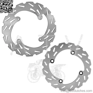 240*220mm Stainless Steel Brake Disc Rotor Set for HONDA CR R / CR E Series Dirt Bike