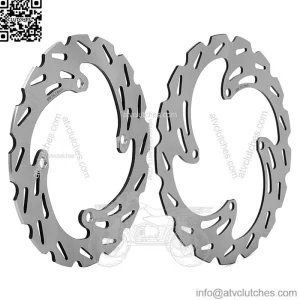 270*240mm Stainless Steel Brake Disc Rotor Set for SUZUKI RM-Z 250 2019-and up / SUZUKI RM-Z 450 2018-and up