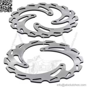 198*160mm Stainless Steel Brake Disc Rotor Set for GASGAS / HUSQVARNA TC 65 / KTM 65 SX