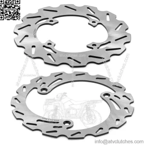 198*198mm Stainless Steel Brake Disc Rotor Set for YAMAHA YZ 65 2018-and up