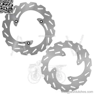240*220mm Stainless Steel Brake Disc Rotor Set for HONDA XR 250/400/600/ R