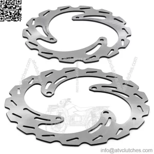 270*240mm Stainless Steel Brake Disc Rotor Set for KAWASAKI KX 250 2019 2021-and up/ 250 F 2015-2018 / 450 F 2015-2018 / 450 X 2021-and up
