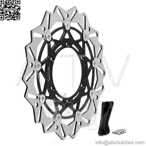 For Yamaha WR250F 2017-2019 WR450F 2016-2018 Oversize 320mm Brake Disc and Caliper Bracket