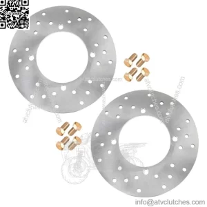 2 Rear Disc w/ Stud Bolt fits Polaris Sportsman 800 4x4 2007 2008 2009 2010 2011 (For: Polaris Sportsman 800)