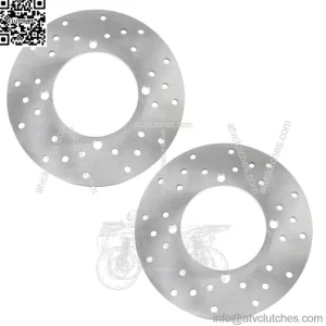 2 Rear Brake Disc Rotor for Polaris 5248250 Disc Brake Rear 2 Units (For: Polaris Sportsman 570)
