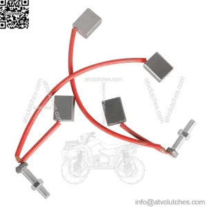 2 x Starter Generator Motor Brush For Club Car Ezgo Golf Cart 2008-Up #103347301