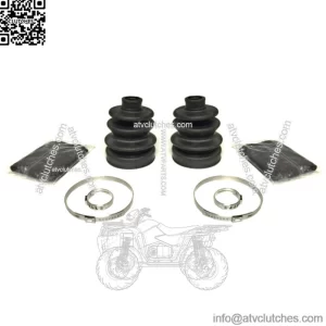 Front Outer CV Boot Kits for Kawasaki Mule 610 4x4 2005-2008, Heavy Duty (For: Kawasaki Mule 610)
