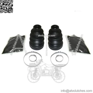 Front Inner CV Boot Kits for Kawasaki Bayou 300 400 & Mule 2510 3010, 49006-1320 (For: Kawasaki Mule 2510)