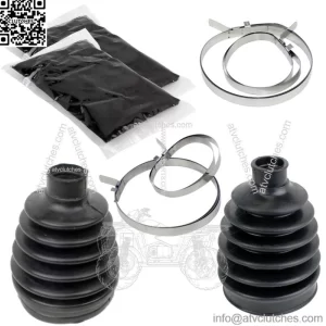 Front Axle Outer And Inner CV Boot Kit for Polaris Sportsman 1000 2015 2016