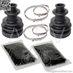Front Right Left Axle CV Boot Kit for Polaris RZR XP 4 1000 Eps 2015 2016 (For: Polaris)