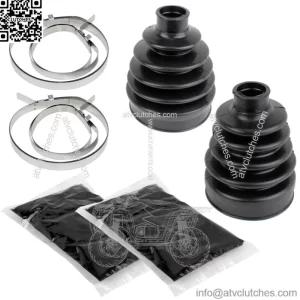 Rear Axle Outer And Inner CV Boot Kit for Polaris Scrambler 1000 2015 2016 2017