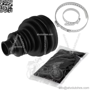 Rear Axle Inner Outer CV Boot Kit for Polaris Sportsman 800 6X6 EFI 2009 2010 (For: Polaris Sportsman 800)
