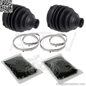Front Axle Inner Outer CV Boot Kit for Polaris Sportsman Touring 800 EFI 08-09 (For: Polaris Sportsman 800)