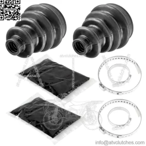 2 Front Axle Inner CV Boot Kit fits Polaris Sportsman 500 400 600 4x4 2005 (For: Polaris Sportsman 800)