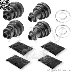 2 Front Axle Inner Outer CV Boot Kit fits Polaris Sportsman 700 800 MV7 4x4 2005 (For: Polaris Sportsman 800)